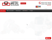 Tablet Screenshot of metalyapiiskele.com